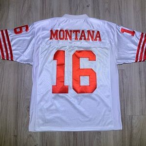 Montana SF 49ers Jersey White
